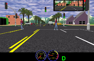 STI Driving Simulator Software Screenshot