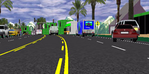 STI Driving Simulator Software Screenshot