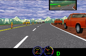 STI Driving Simulator Software Screenshot